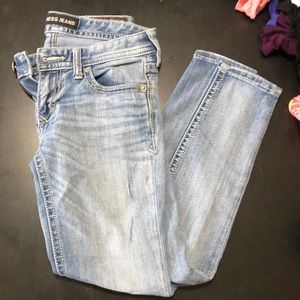 Express low rise skinny jeans